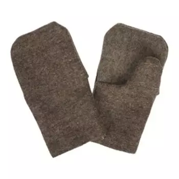 Рукавицы, сукно, брезентовый наладонник, коричневые, Greengo