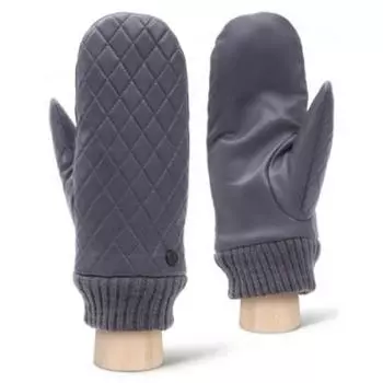 Рукавицы женские п/ш LB-0095 цвет темно-серый, размер 8