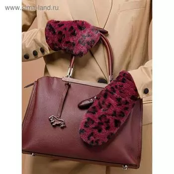 Рукавицы женские п/ш LB-0096 цвет сливовый, размер 6.5