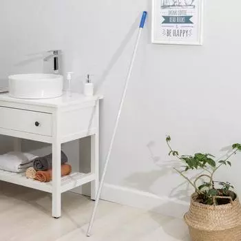 Рукоятка алюминиевая, 147 см, d=2,2 см, с отверстием под клипсу