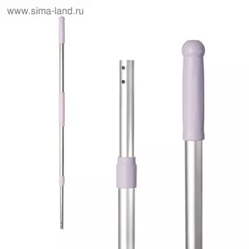 Рукоятка алюминиевая телескопическая защелкивающаяся, 100-180 см