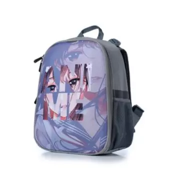 Рюкзак, 2 отдела на молнии, цвет серебро 30х37х17см