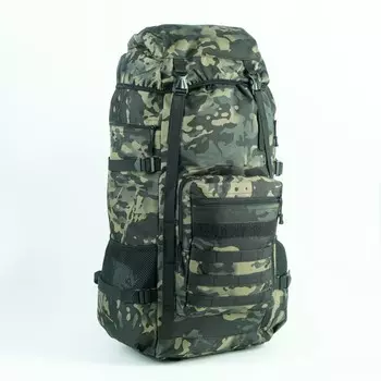 Рюкзак туристический Adventure мужской, 70 л, oxford, камуфляж мультикам