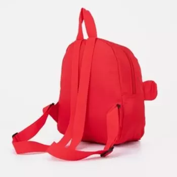 Рюкзак детский на молнии, цвет красный
