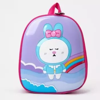 Рюкзак детский на молнии, цвет розовый