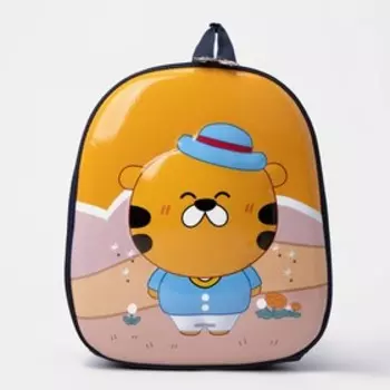 Рюкзак детский на молнии, цвет синий