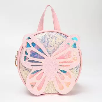 Рюкзак детский «Выбражулька» на молнии, размер 17523 см, светло-розовый