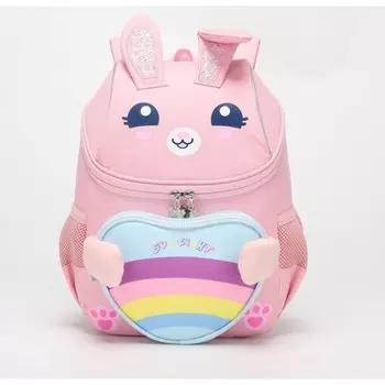 Рюкзак детский, отдел на молнии, цвет розовый 23,5х11,5х31см