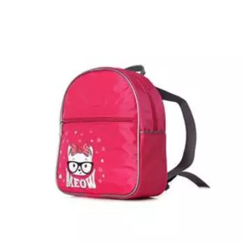 Рюкзак детский, отдел на молнии, наружный карман, цвет малиновый