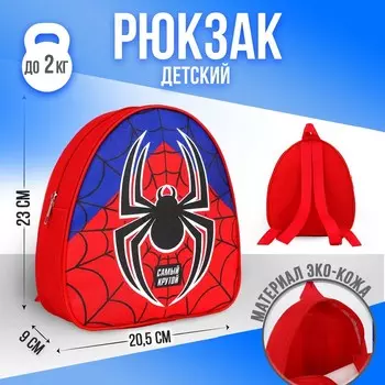 Рюкзак детский для мальчика «Паучок», р-р. 23х20,5 см