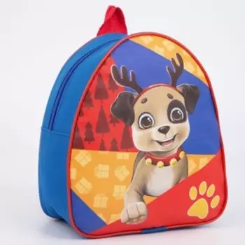 Рюкзак детский новогодний «Пёс Санта Клауса»