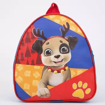 Рюкзак детский новогодний «Пёс Санта Клауса»
