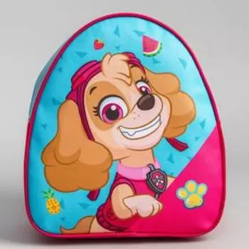 Рюкзак детский для девочки, 23х21х10 см, Щенячий патруль