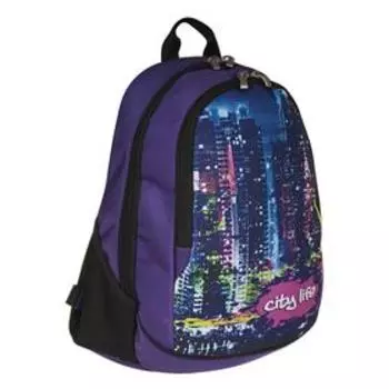 Рюкзак, фиолетовый, 340x400x120