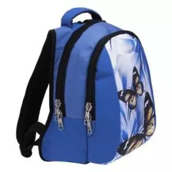 Рюкзак, голубой, 300x340x100