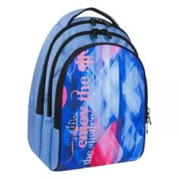 Рюкзак, голубой, 400x280x180