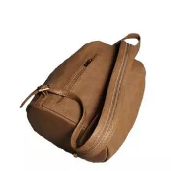 Рюкзак иск.кожа, молния,цвет коричневый