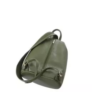 Рюкзак иск.кожа, молния,цвет зеленый