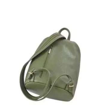 Рюкзак иск.кожа, молния,цвет зеленый