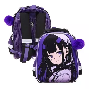 Рюкзак каркасный, 352613, Seventeen, девочка EVA, фиолетовый