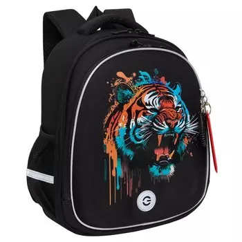 Рюкзак каркасный 36 х 28 х 20 см, Grizzly, чёрный