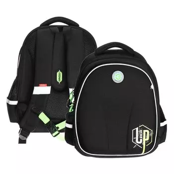 Рюкзак каркасный 36 х 28 х 20 см, Grizzly, чёрный