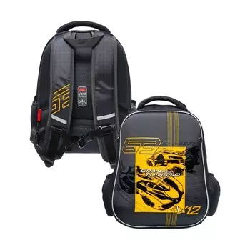 Рюкзак каркасный 38 х 29 х 12,5 см, Hatber Ergonomic light "Гран Туризмо" NRk71031