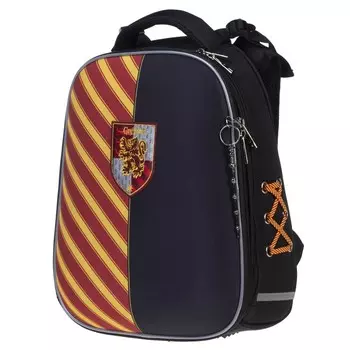 Рюкзак каркасный, 38 х 29 х 17 см, Hatber "Гарри Поттер", чёрный/красный NRk_85130