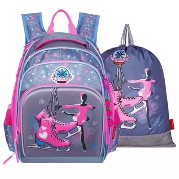 Рюкзак каркасный 39 х 29 х 17 см, Across 550, наполнение: мешок, сиреневый ACR22-550-8