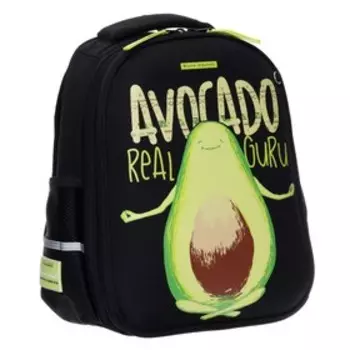 Рюкзак каркасный Bruno Visconti "AVOCADO STYLE", 36 х 28 х 17 см, пенал в подарок