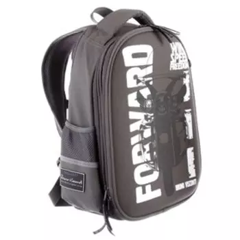 Рюкзак каркасный Bruno Visconti "Форвард", 38 х 30 х 20 см, тёмно-серый