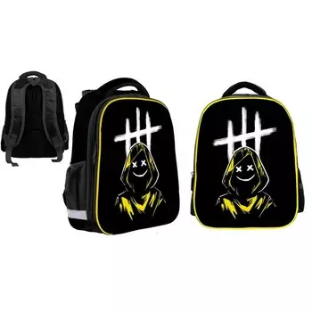 Рюкзак школьный, каркасный, 393014 см «Загадочный»