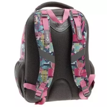 Рюкзак школьный Erich Krause ErgoLine 15L, 39 х 28 х 14 см, эргономичная спинка, Bird Story 52602