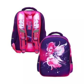 Рюкзак каркасный Феникс 37.5*27.5*14.5 "Фея" дев фиолет 64634