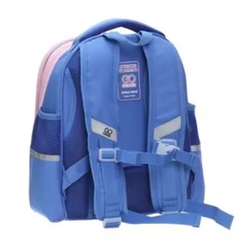 Рюкзак каркасный GoPack Education Hearts, 34,5 х 25 х 12,5 см, синий