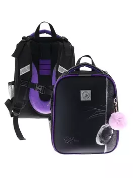 Рюкзак каркасный, школьный, 383016 см, эргономичная спинка, Stavia «Лапка и усики»