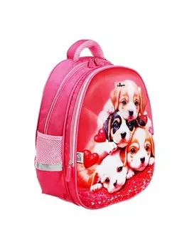Рюкзак каркасный школьный Calligrata «Щенки», 393014 см