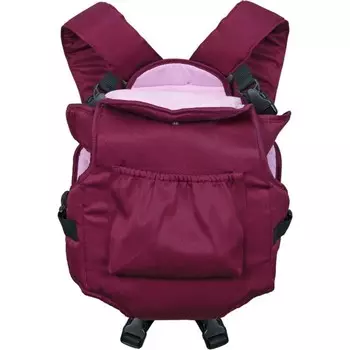 Рюкзак-кенгуру "Хлопок", цвет бордовый