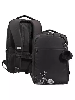 Рюкзак молодежный эргоном.спинка Grizzly 544 40*28*16 дев отд д/ноут, чер RD-544-2_1