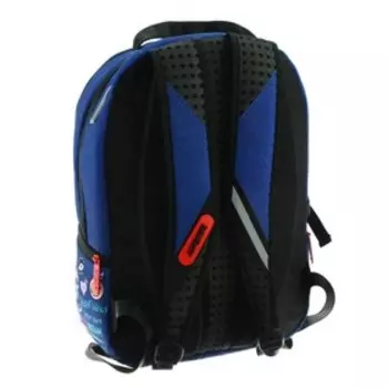 Рюкзак молодёжный 39 х 30 х 17 см, эргономичная спинка + usb и аудио выход, deVENTE Red Label, синий