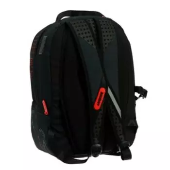 Рюкзак молодёжный 39 х 30 х 17 см, эргономичная спинка + usb и аудио выход, deVENTE Red Label, Tiger, чёрный/оранжевый