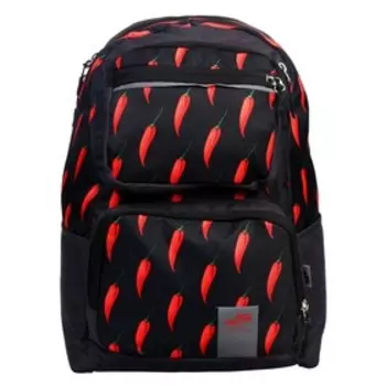 Рюкзак молодежный Luris Рамон, 41 х 28 х 19 см, "Перец", эргономичная спинка, чёрный