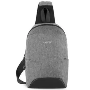 Рюкзак молодежный, на одной лямке Tigernu T-S8093 серый, 7.9"