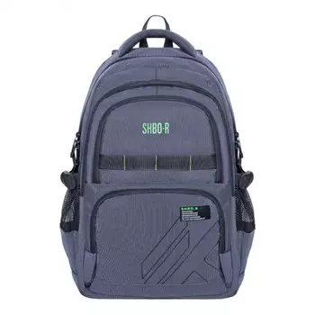 Рюкзак молодёжный 48 х 32 х 18 см, эргономичная спинка, Merlin, XS9233 серый