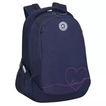 Рюкзак молодёжный Grizzly, 40 х 29 х 20 см, эргономичная спинка, отделение для ноутбука