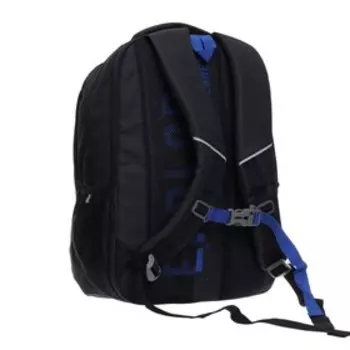 Рюкзак молодёжный Grizzly, 42 х 31 х 22 см, эргономичная спинка, отделение для ноутбука, чёрный