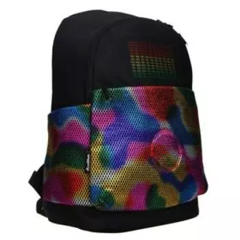 Рюкзак молодёжный, Seventeen, 43 x 29 x 16.5 см, с мигающей led панелью, которая активируется от звука портативной колонки (в комплекте)