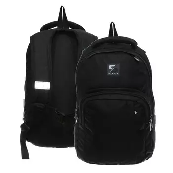 Рюкзак молодёжный, школьный, 4429123 см, эргономичная спинка, Stavia, «Стиль», чёрный