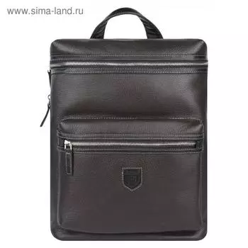Рюкзак мужской, коричнево-черный, 295x380x120