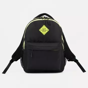 Рюкзак на молнии, цвет чёрный